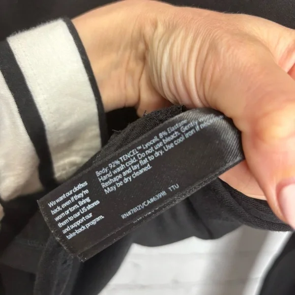 Eileen Fisher Stretch Jersey Knit Mock Neck Top - Picture 7 of 7